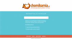 Desktop Screenshot of chomikarnia.net
