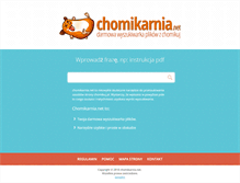 Tablet Screenshot of chomikarnia.net